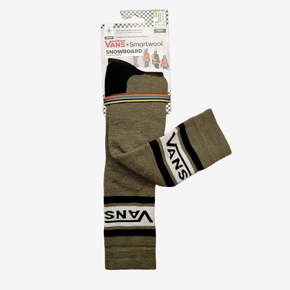 VANS x SMARTWOOL Snowboard Merino Wool Socks Unisex NWT